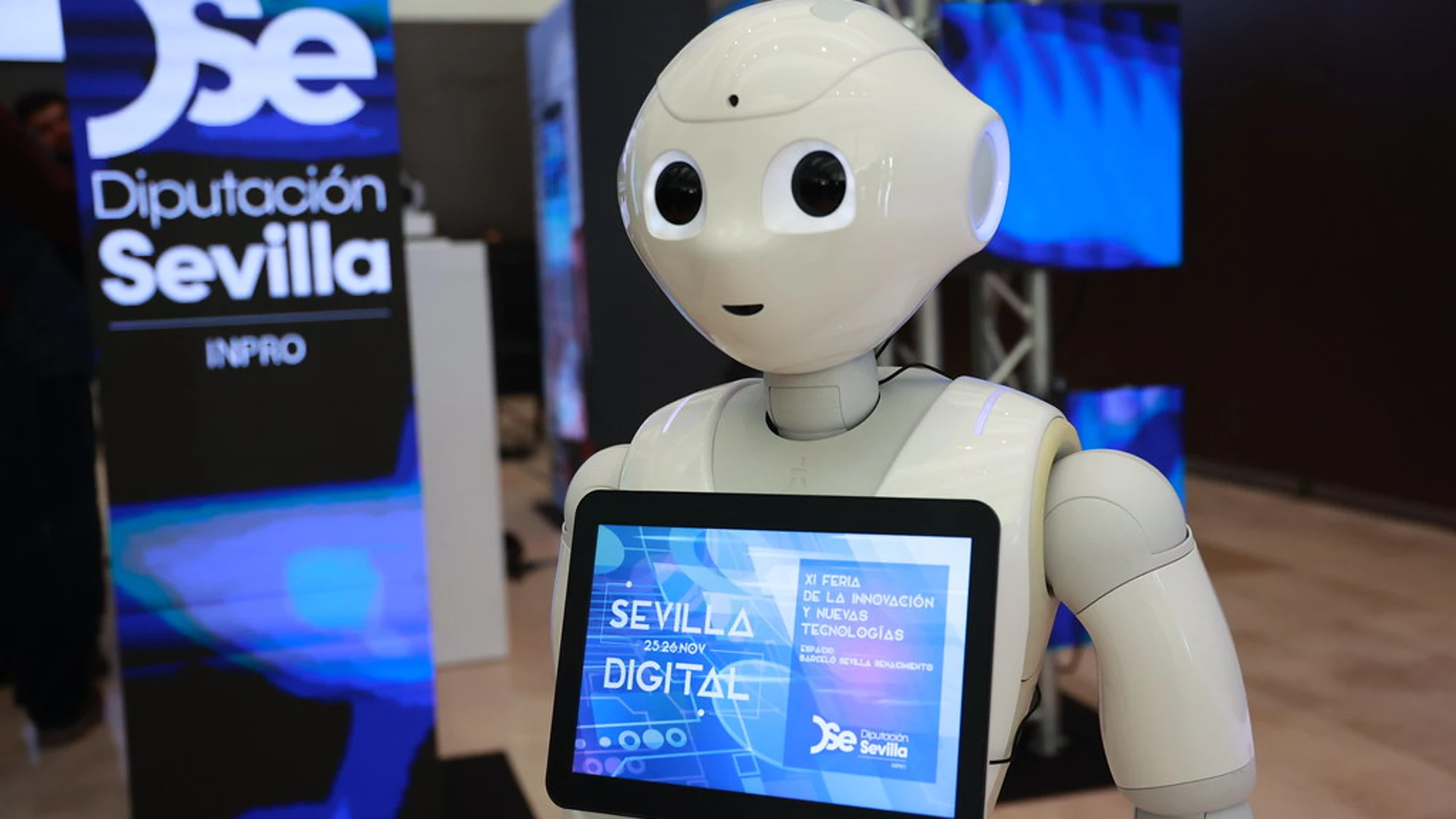 Un robot durante la XI edición de InproInnova