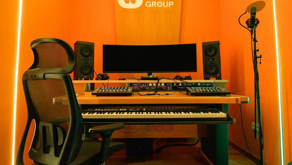 Estudio de grabación en The Music Station