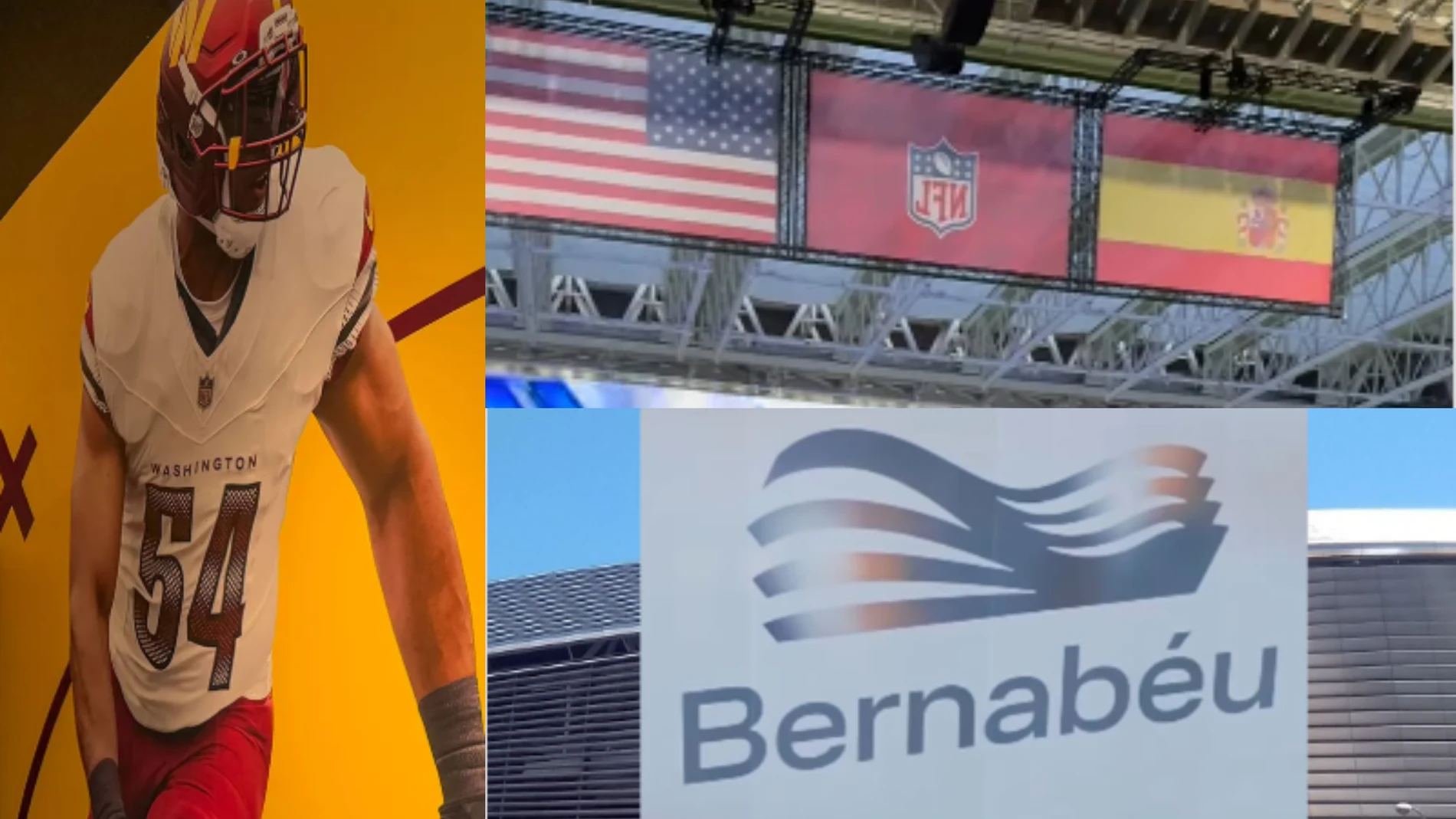 Revolución total en el Santiago Bernabéu para acoger la NFL