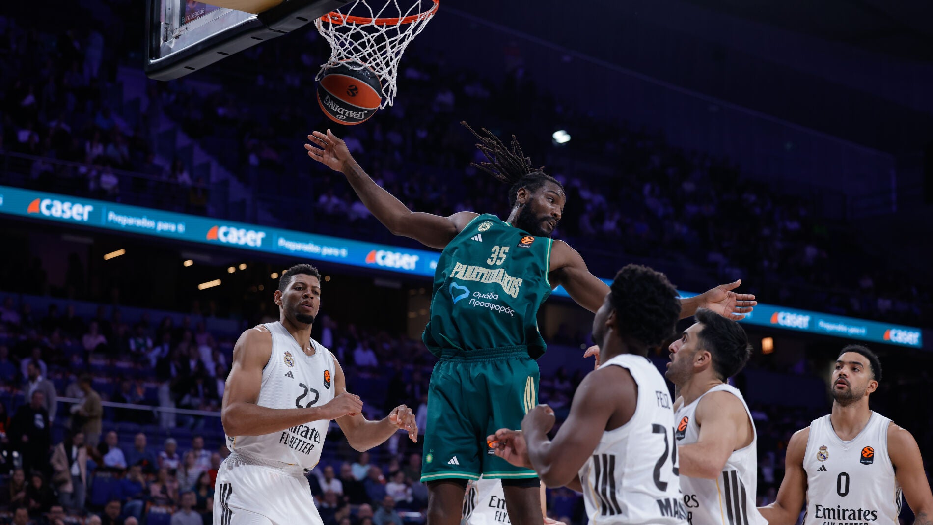 Faried fue una pesadilla para el juego interior del Madrid