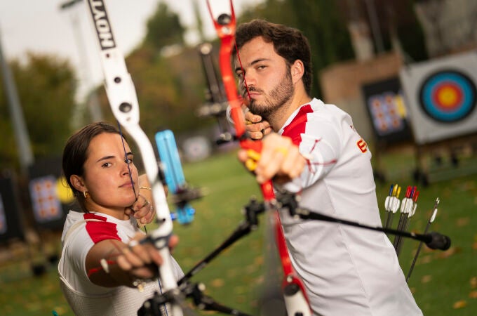 Andrés Temiño y Elia Canales, campeones del mundo de tiro con arco: 