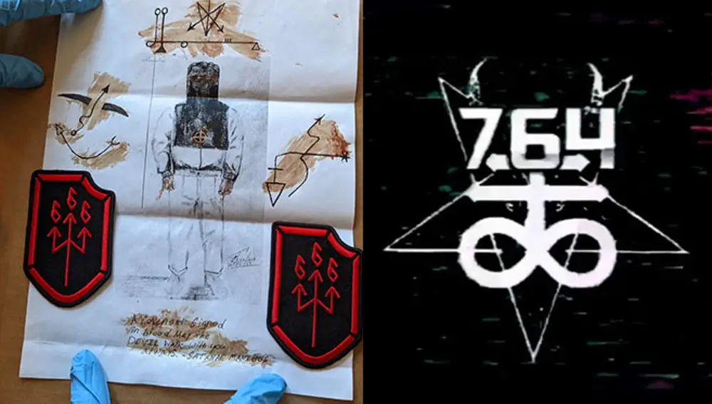 Pacto firmado con sangre de un miembro del grupo 764, en Nueva York