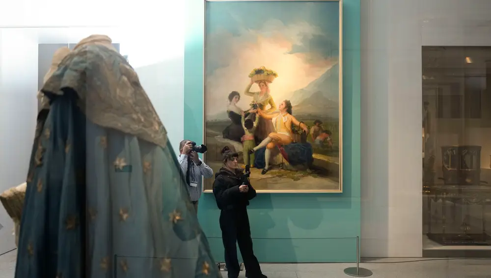 Presentacíón "obras invitadas" de Goya procedentes del Prado que acoge la Galería de las Colecciones Reales.