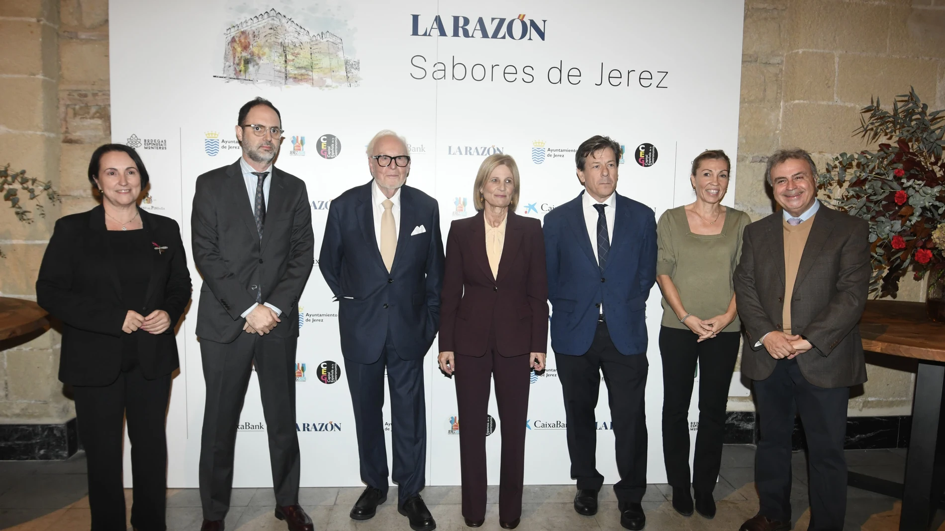 Imagen de la recepción oficial, con la alcaldesa Maria José García Pelayo