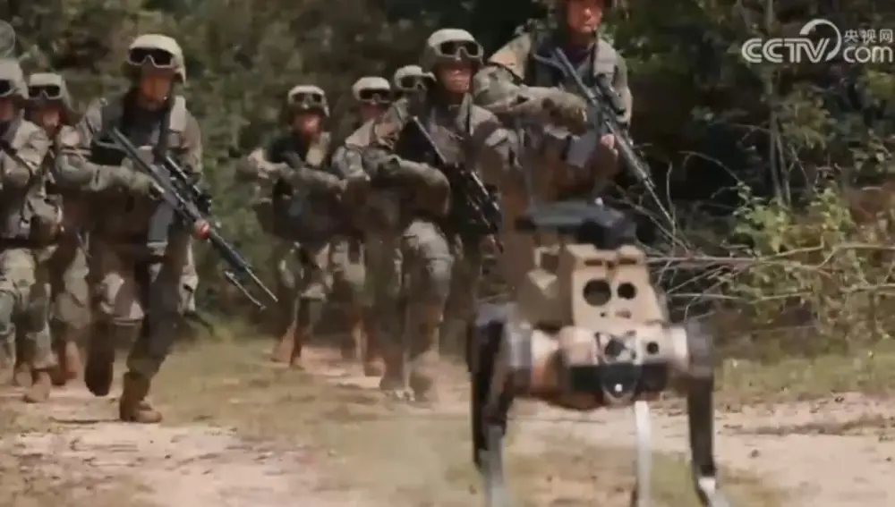 Imagen del ejercicio militar.