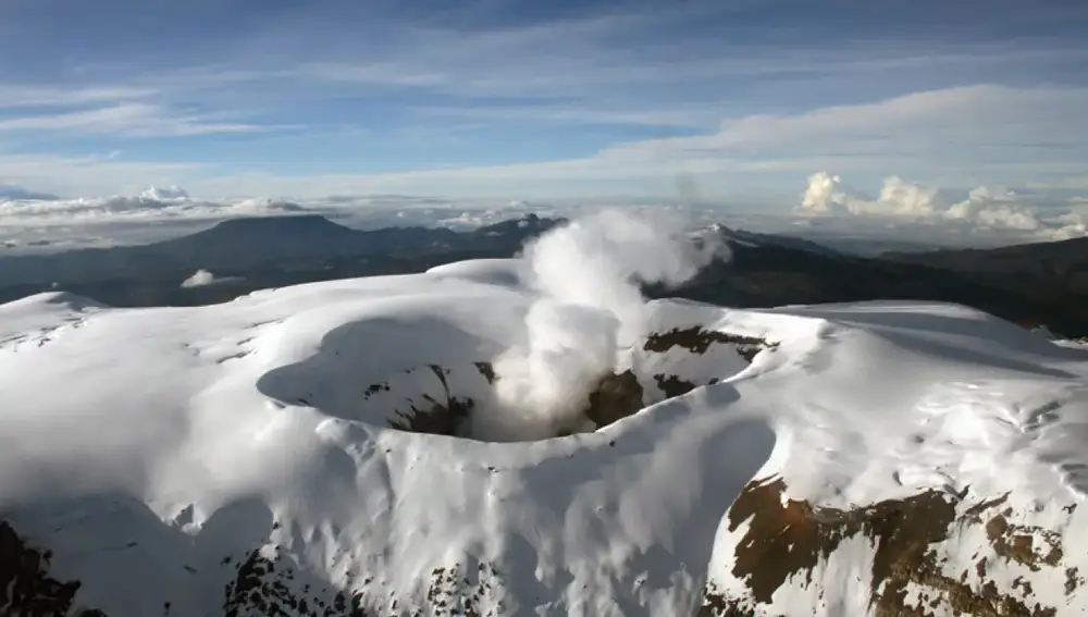 El volcán Nevado del Ruiz