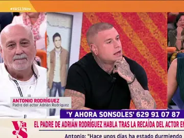 Antonio, padre del actor Adrián Rodríguez, en 'Y ahora Sonsoles' Antonio, padre del actor Adrián Rodríguez, en 'Y ahora Sonsoles'