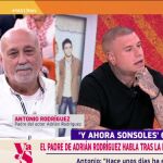 Antonio, padre del actor Adrián Rodríguez, en 'Y ahora Sonsoles'