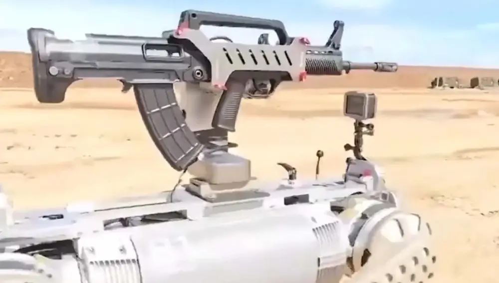 Imagen del ejercicio militar.