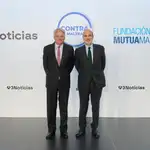 Ignacio Garralda, presidente del Grupo Mutua, y Javier Bardají, consejero delegado de Atresmedia