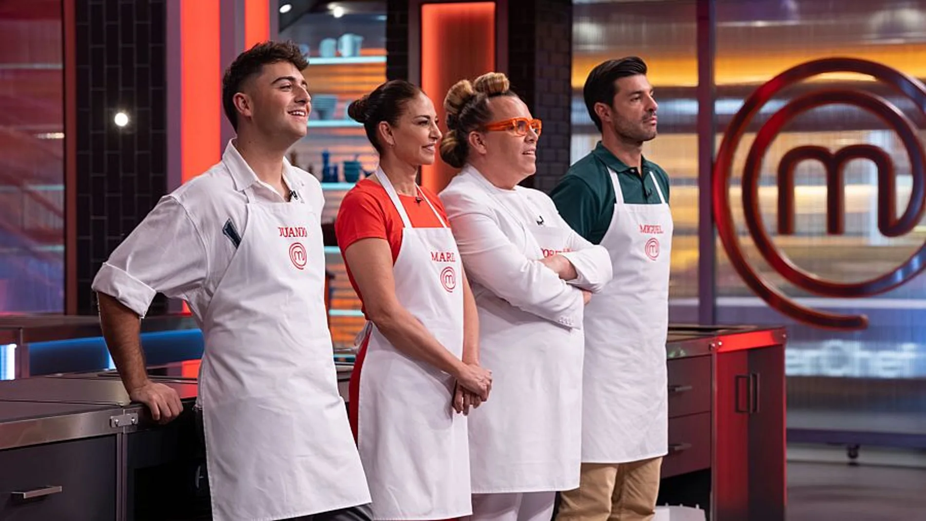 Los cuatro finalistas de la décima edición de 'MasterChef Celebrity'