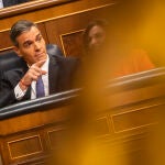 Pedro Sánchez en un pleno del Congreso de los Diputados