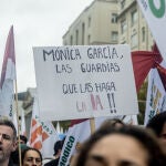 Manifestación de personal sanitario por un estatuto propio en Madrid