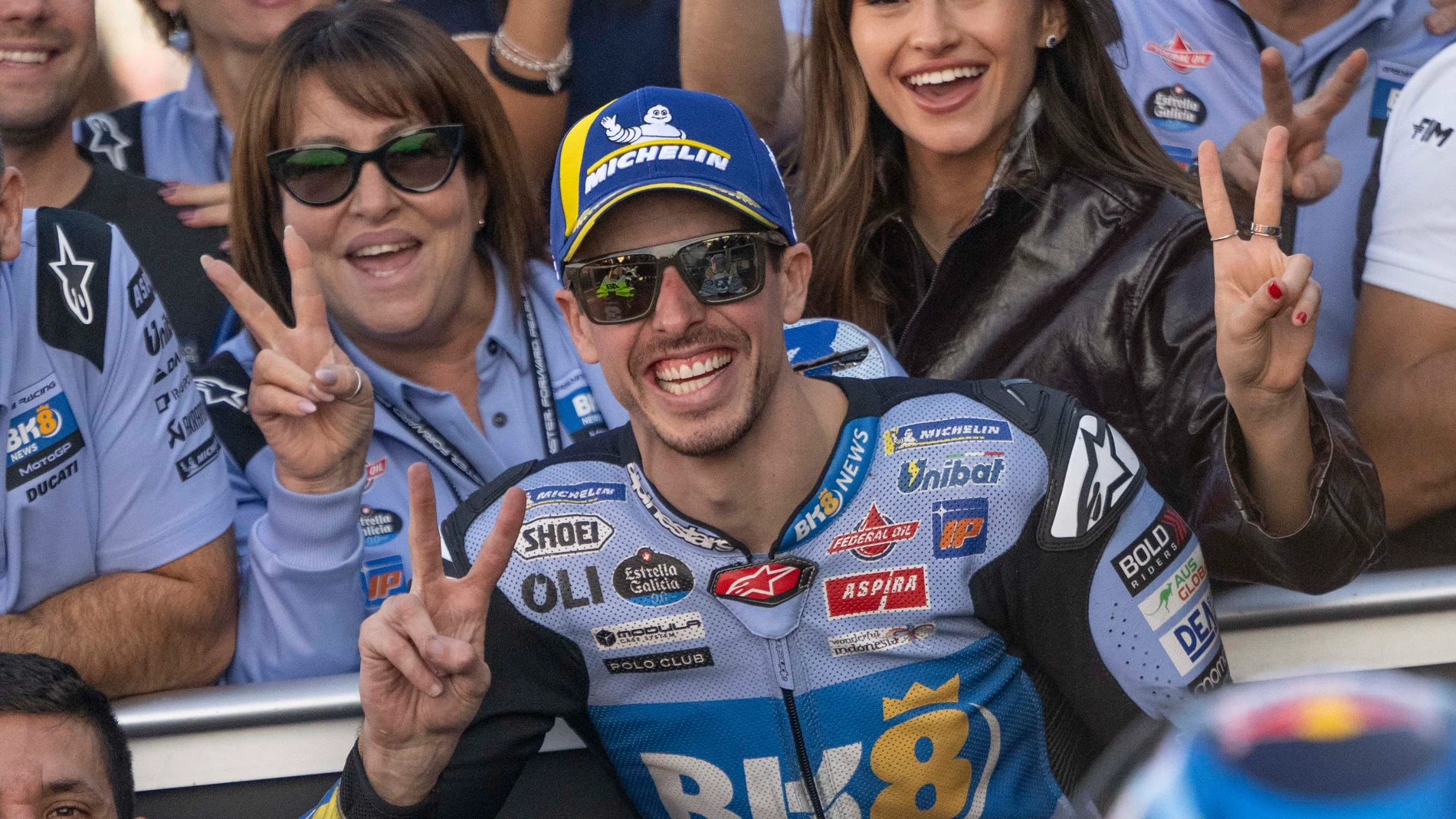 MARQUEZ Alex (spa), Gresini Racing MotoGP, Ducati Desmosedici GP24, portrait during the 2025 MotoGP Motul Grand Prix of the Valencian Community from November 14 to 16, in Valencia on the Ricardo Tormo circuit, Spain - Photo Studio Milagro / DPPIAFP7 15/11/2025 ONLY FOR USE IN SPAIN