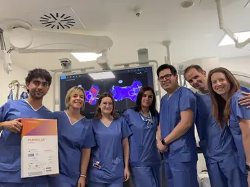 El equipo de la Unidad de Arritmias del Hospital del Río Hortega de Valladolid El equipo de la Unidad de Arritmias del Hospital del Río Hortega de Valladolid