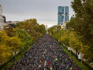 Madrid acoge este 16 de noviembre la 17.ª edición de la Carrera Ponle Freno, impulsada por Atresmedia y Fundac Madrid acoge este 16 de noviembre la 17.ª edición de la Carrera Ponle Freno, impulsada por Atresmedia y Fundación AXA, que reunirá a miles de corredores con el objetivo de recaudar fondos para las víctimas de accidentes de tráfico y superar los récords de participación y recaudación de años anteriores. © Alberto R. Roldán / Diario La Razón 16 11 2025