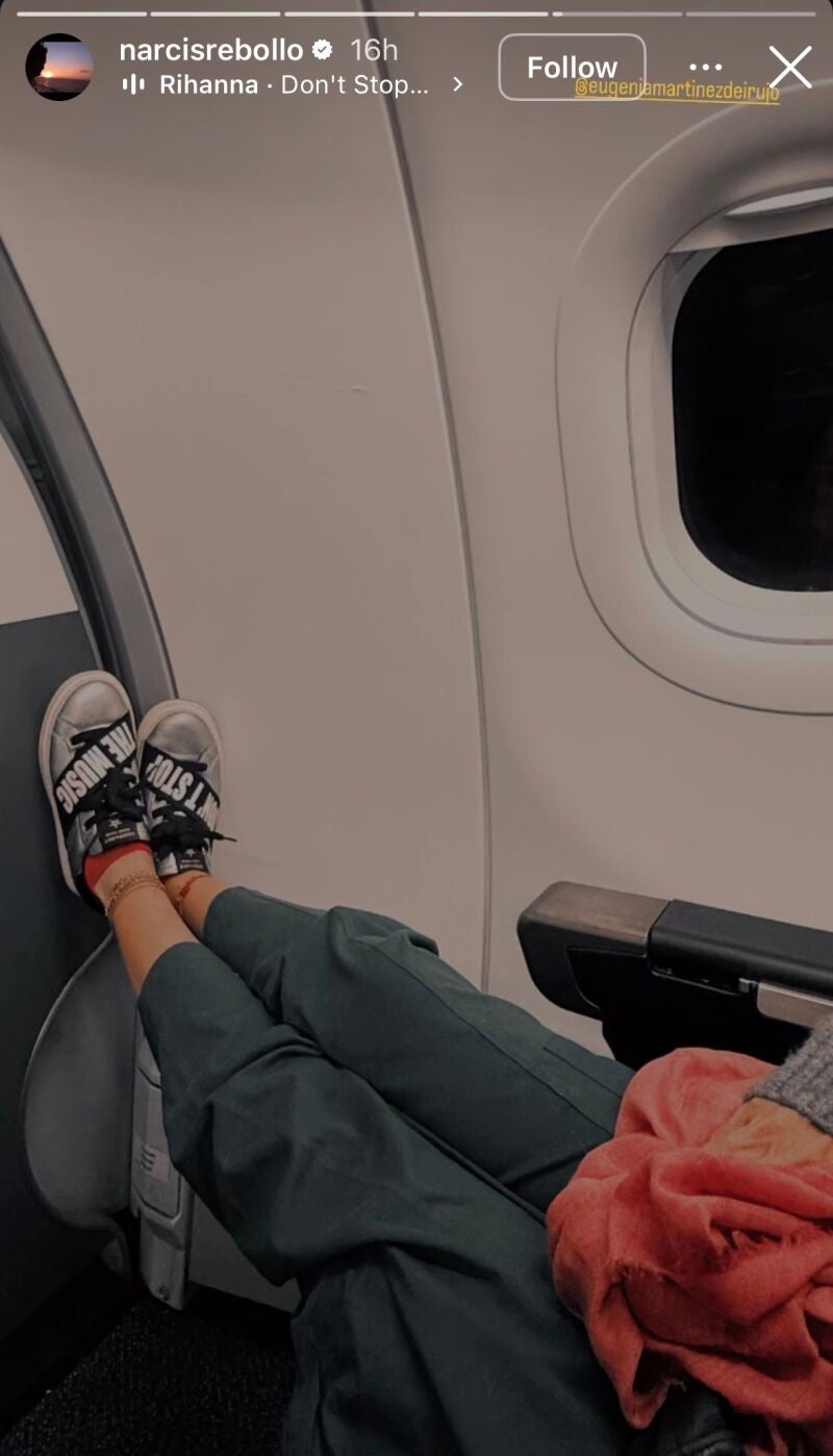 Las zapatillas plateadas de Euegnia Martínez de Irujo.