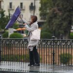 Sucesos.- Varios árboles caen en Córdoba por una fuerte racha de viento sin causar heridos