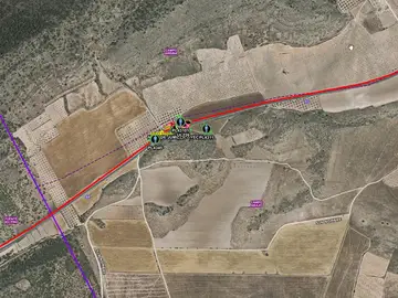 El accidente se ha producido a la altura de Yecla El accidente se ha producido a la altura de Yecla