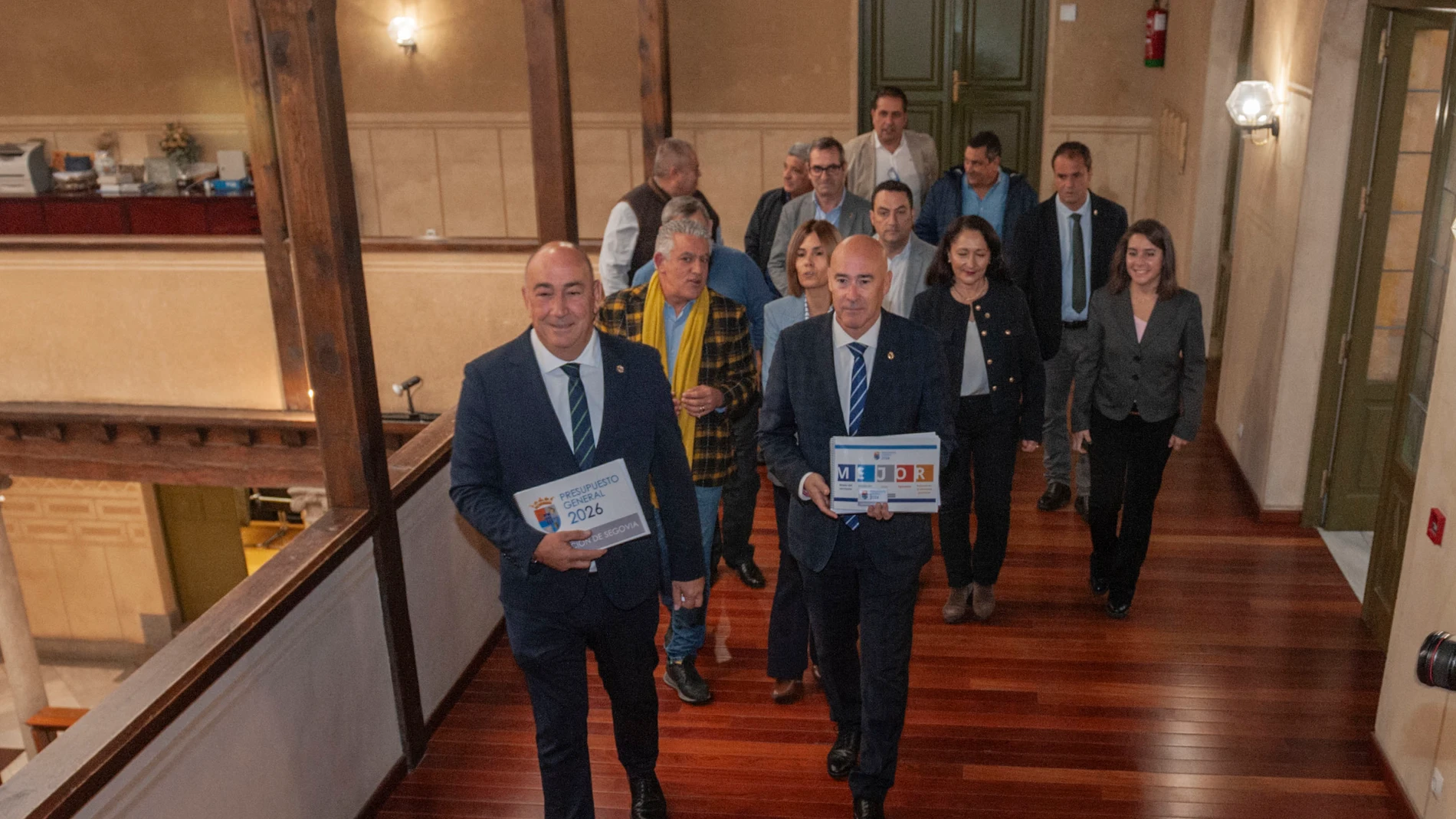 De Vicente presenta junto a sus equipo de Gobierno los Presupuestos de la Diputación de Segovia para 2026