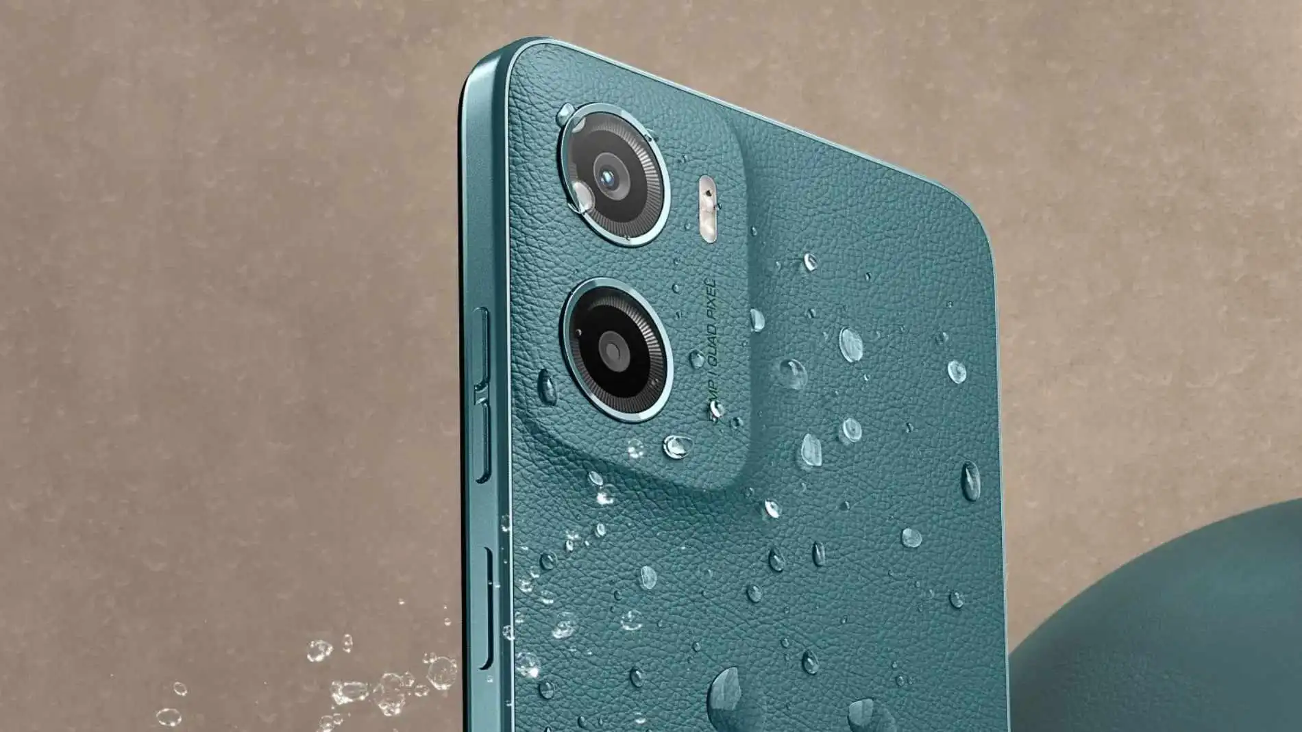 El motorola moto g05 es resistente a salpicaduras y derrames de agua
