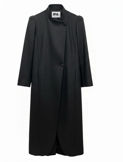 Abrigo sombra azul marino 100% lana