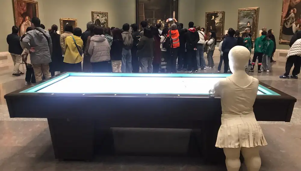 Juan Muñoz dialoga con "Las meninas" con esta pieza