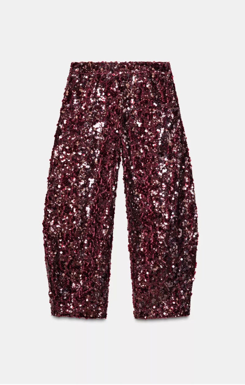 Pantalón lentejuelas.