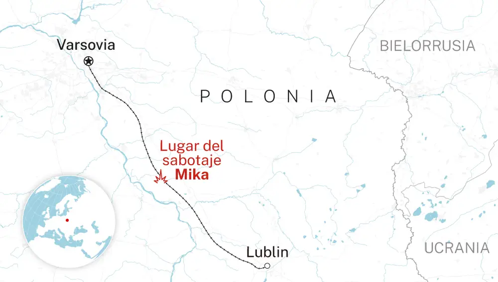 Sabotaje cerca de Mika