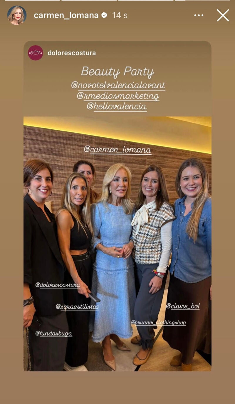 El look de Carmen Lomana.