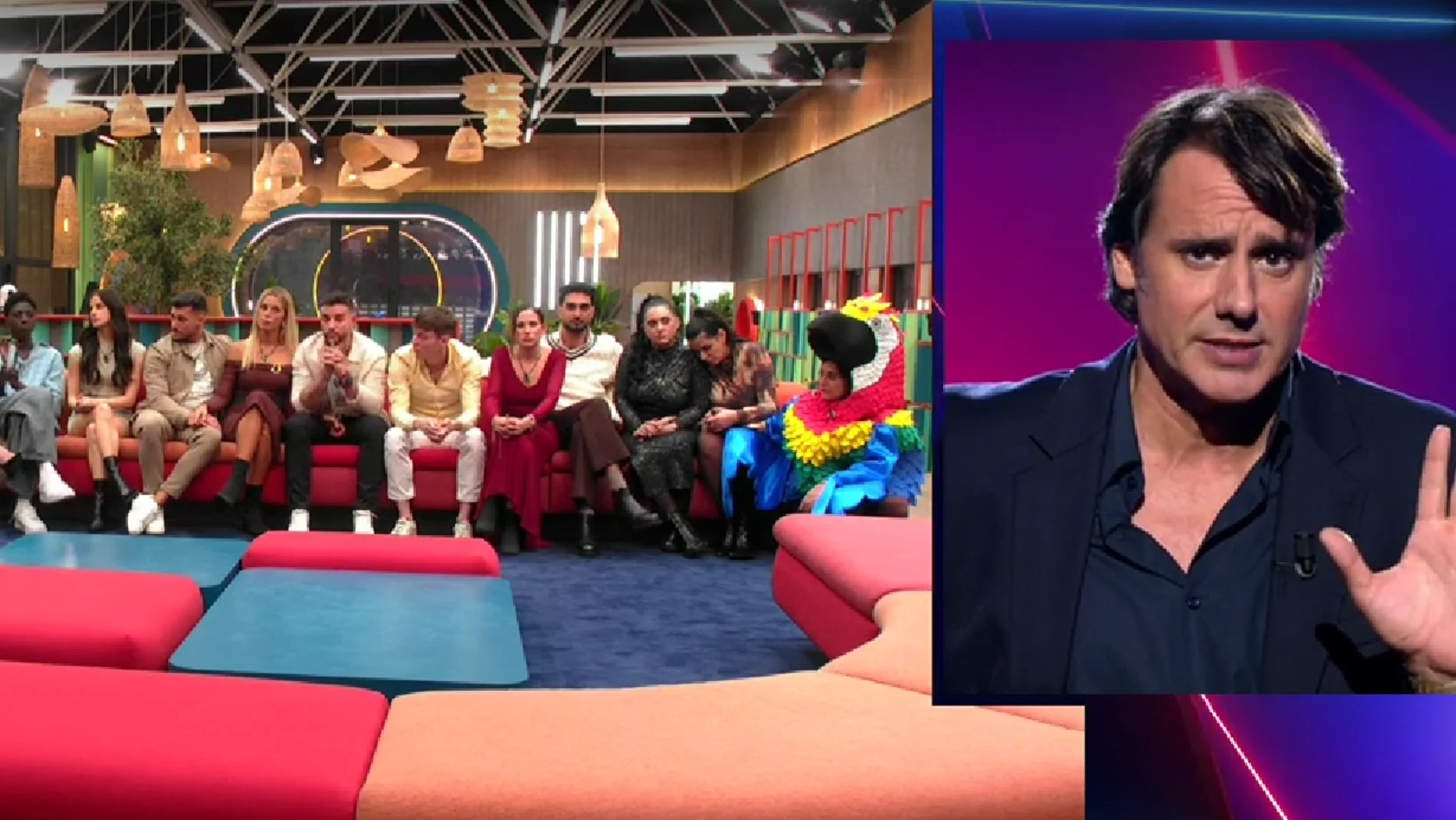 Ion Aramendi conecta con la casa de Tres Cantos durante 'Gran Hermano. El debate'