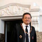 El fiscal general del Estado, Álvaro García Ortiz, asiste a la toma de posesión de la fiscal superior de Galicia, Carmen Eiró