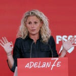 Rueda de prensa de la portavoz del PSOE, Montse Mínguez tras la reunión del Comité Ejecutivo Federal del PSOE