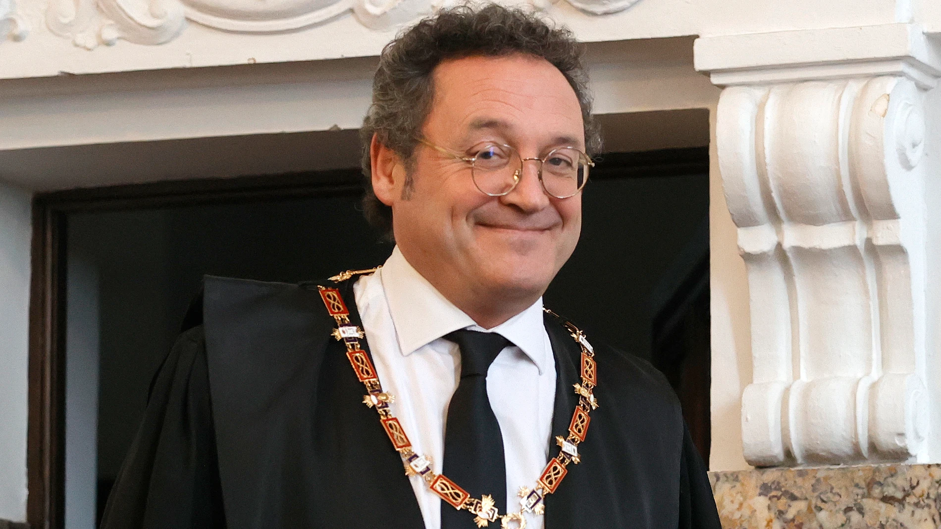 A CORUÑA, 17/11/2025.- El fiscal general del Estado, Álvaro García Ortiz, asiste a la toma de posesión de la fiscal superior de Galicia, Carmen Eiró, este lunes en el Tribunal Superior de Justicia de Galicia, en A Coruña. EFE/ Cabalar