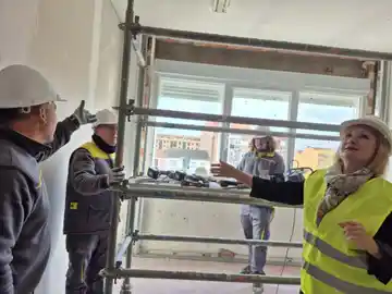 Leticia García en un programa de formación de empleo en Peñaranda de Bracamonte, en Salamanca Leticia García en un programa de formación de empleo en Peñaranda de Bracamonte, en Salamanca