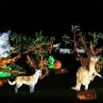 La Navidad traerá 'Brilla Zoo' a los lagos del parque La Alhóndiga, un espectáculo con animales iluminados