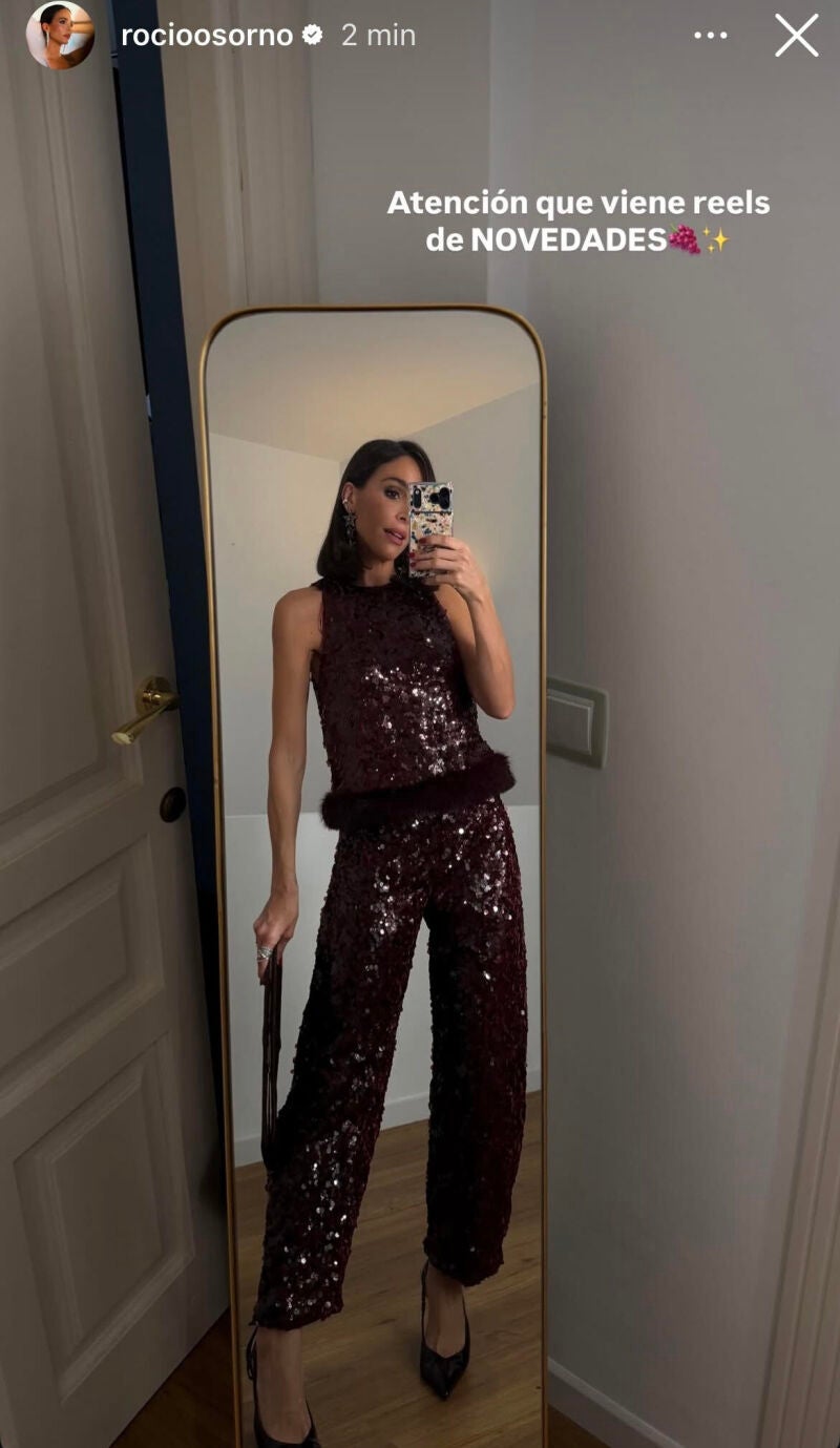 El look de Rocío Osorno.