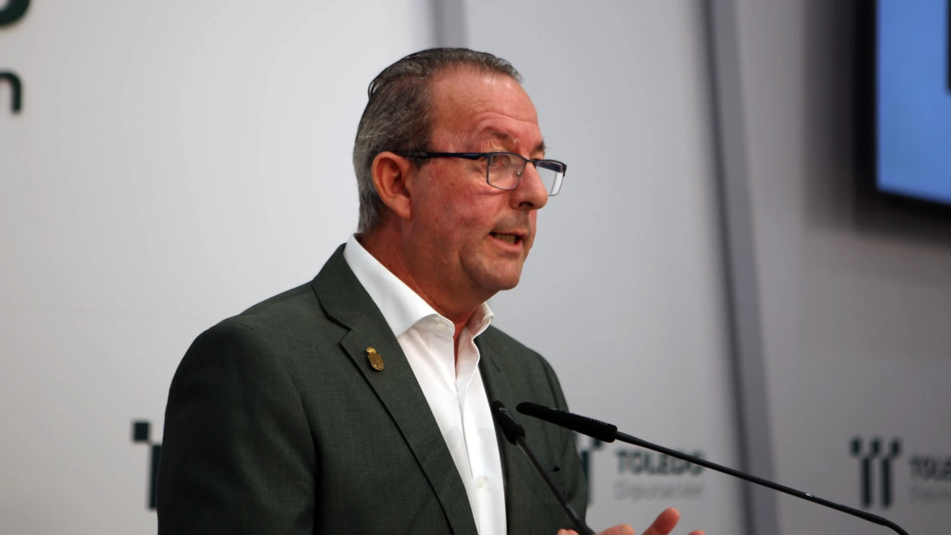 El presidente del CPEIS, Juan Carlos Sánchez, en comparecencia