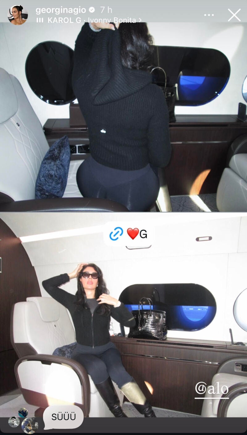 El look de Georgina.