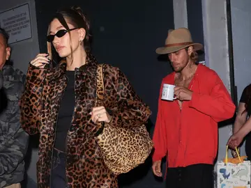 Hailey Bieber y Justin Bieber. Hailey Bieber y Justin Bieber.