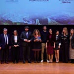 Mar&iacute;a Luc&iacute;a D&iacute;az Carcel&eacute;n recogi&oacute; el galard&oacute;n otorgado a la Red de Centros de Educaci&oacute;n Especial de la Regi&oacute;n de Murcia