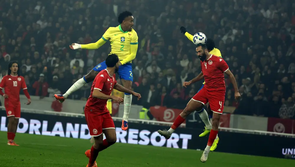 Soccer friendly match - Tunisia vs Brazil