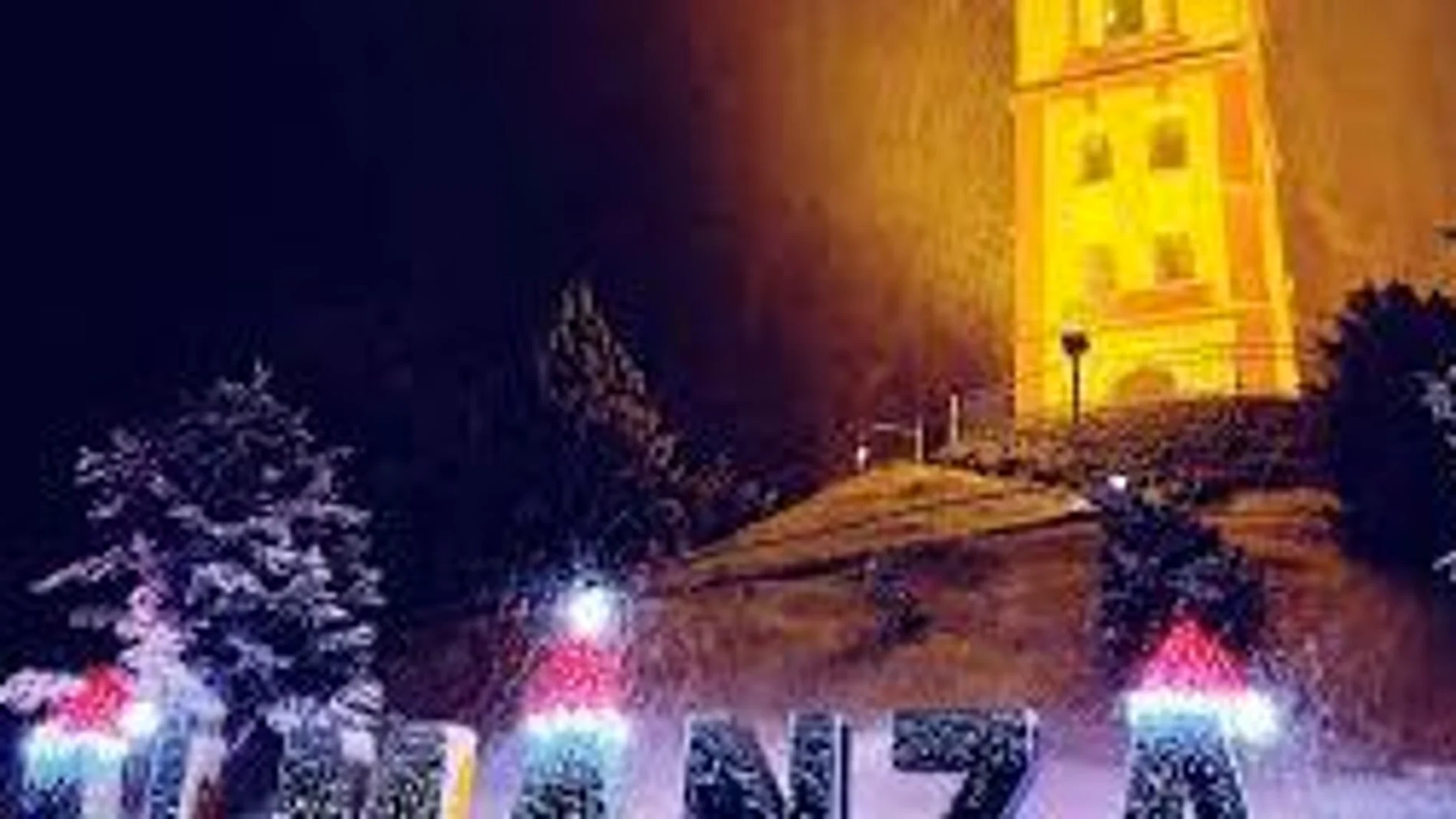 Luces navideñas en Almanza