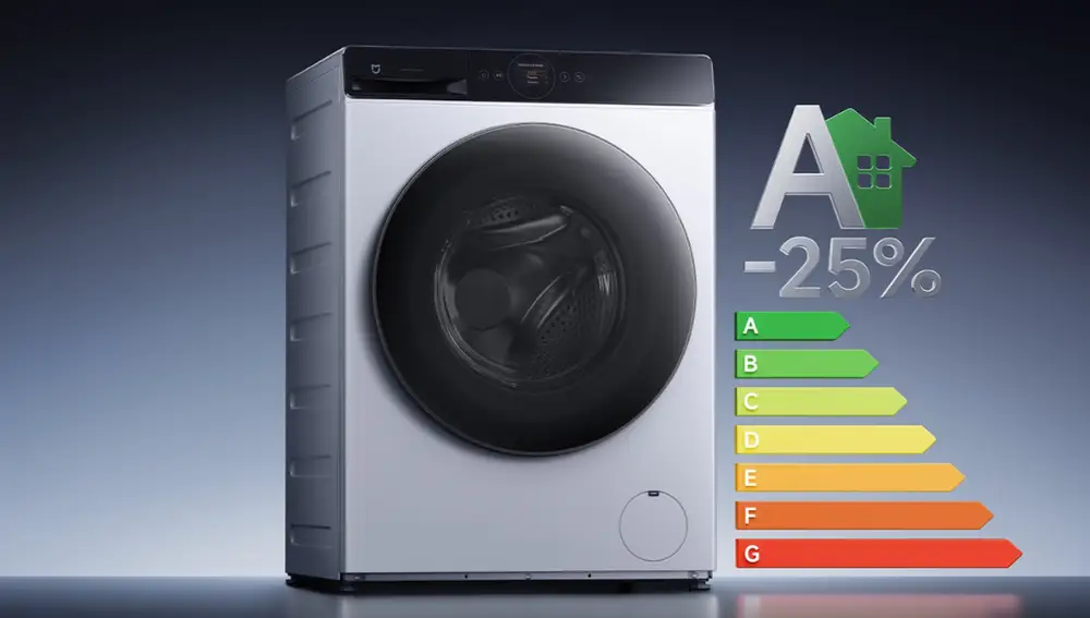 La eficiencia energética es otro de los aspectos clave de la Xiaomi Mijia Front Load Washer Dryer Pro 9 kg