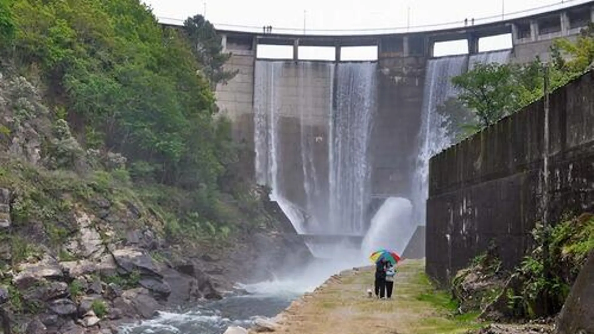 Imagen de la presa de Eiras.