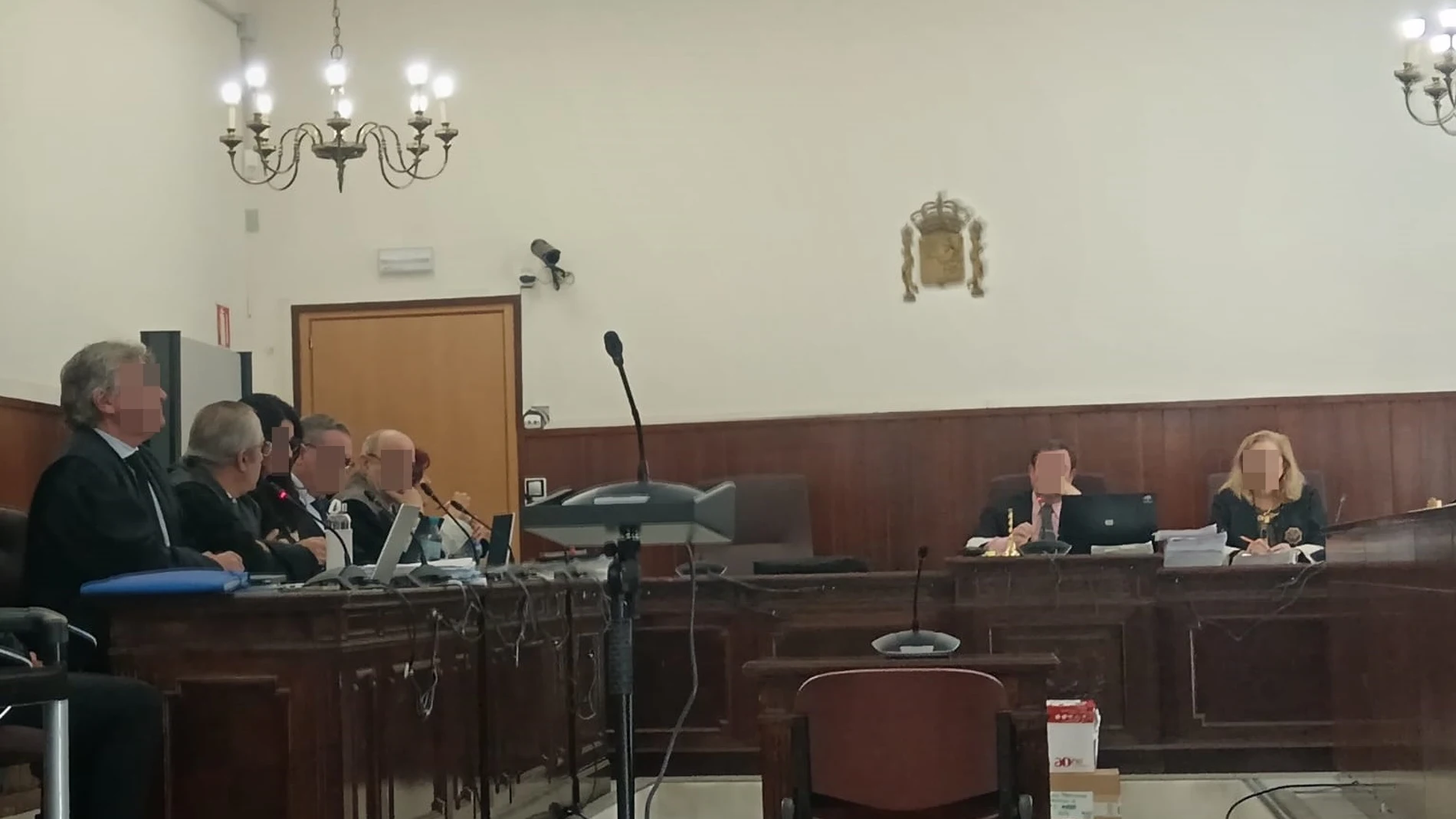 Imagen del juicio por el atropello mortal de la cámara de televisión onubense en Marmolejo