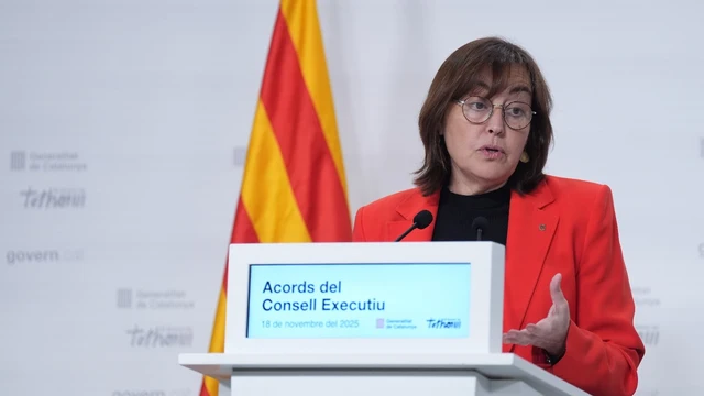 La consellera de Territorio, Vivienda y Transición Ecológica y portavoz del Govern, Sílvia Paneque, en rueda de prensa