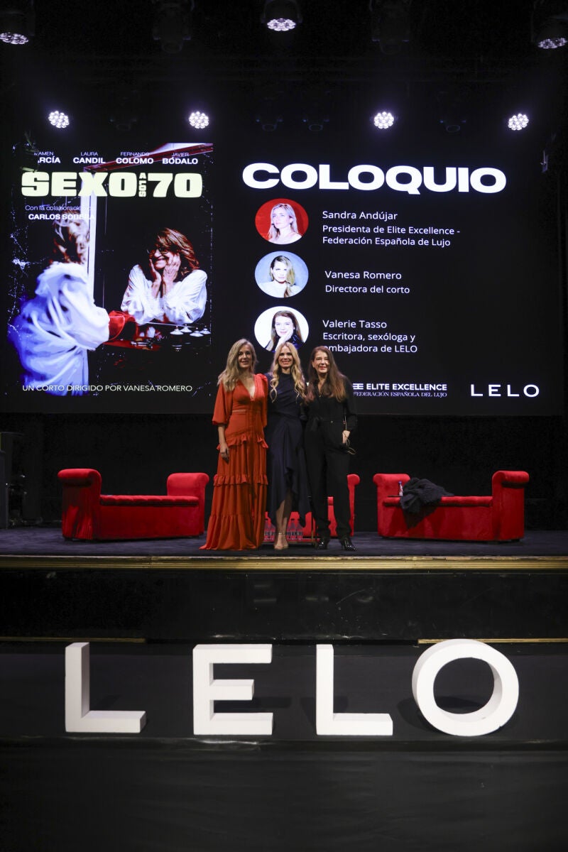 Sandra Andújar, Vanesa Romero y Valerie Tasso en el coloquio de &quot;Sexo a los 70&quot;