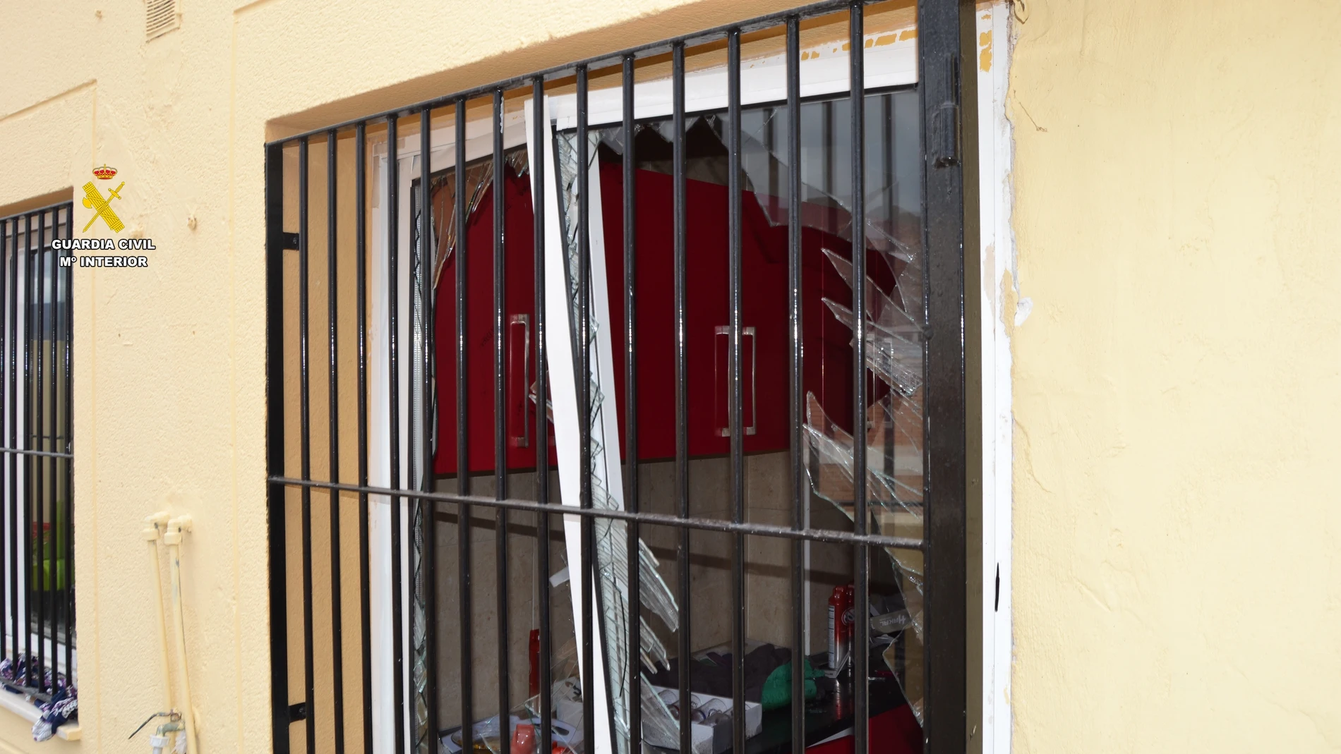 La vivienda afectada