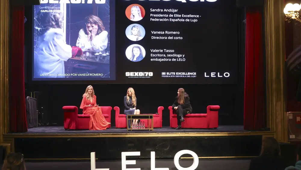 La presentación junto a Lelo.